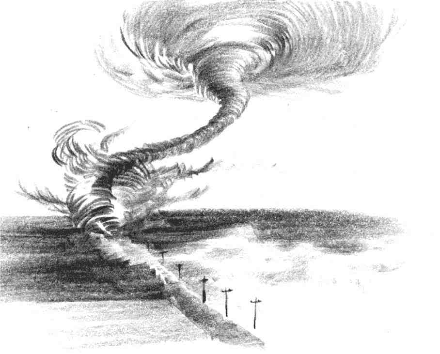 Kết quả hình ảnh cho sketch of tornado